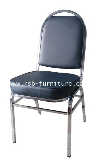 เก้าอี้จัดเลี้ยง สเปค A คานเหล็กคาดด้านล่าง รอบ 4 เส้น รับน้ำหนัก 130 KG รหัส 1161