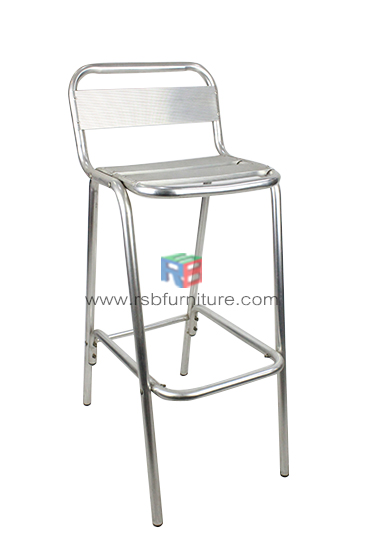 เก้าอี้บาร์อลูมิเนียม แบบสูง สามารถใช้กลางแจ้ง รหัส 492
