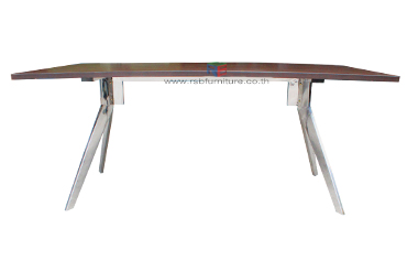 โต๊ะประชุม ขาอลูมิเนียม งาน design ขนาด W 180 / 220 / 240 cm รหัส 2517