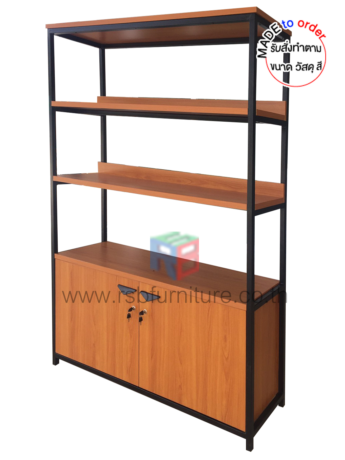 ตู้เอกสาร LOFT DESIGN ขนาด 120 x 40 สูง 200 cm รหัส 2800