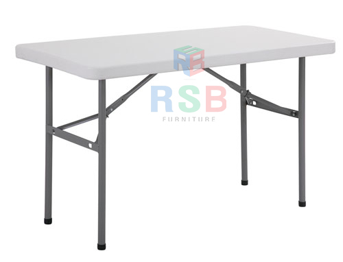 โต๊ะพับเอนกประสงค์ 4 ฟุต TOP HDPE รับน้ำหนัก 150 KG ขนาด 120 x 60 cm รหัส 3095
