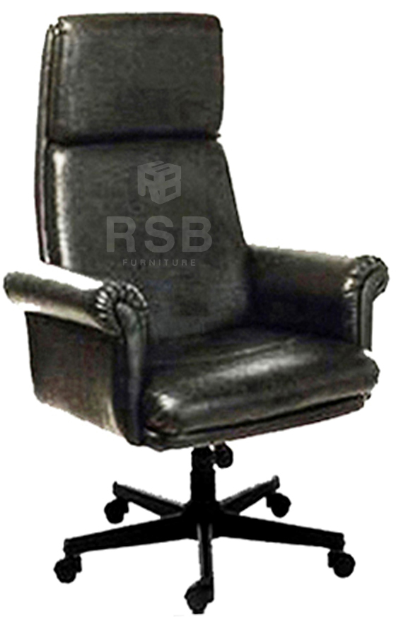 เก้าอี้ผู้บริหาร พนักพิงเบาะหนานุ่ม โครงหนา แขนข้างเต็ม รหัส 3388