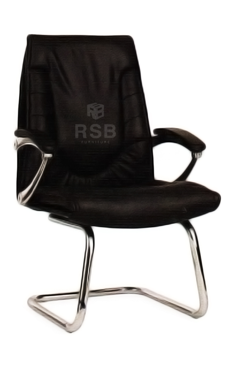 เก้าอี้สำนักงาน แขนงานดีไซน์ ขาเหล็กตัว C พนังพิงรับกับหลัง เวลาพิงเอน รหัส 3723