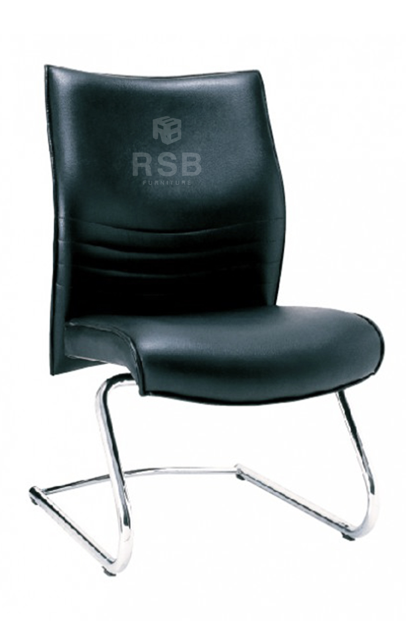 เก้าอี้สำนักงาน ขาเหล็กตัว C พนักพิงสูงระดับหลัง มีรับประกัน รหัส 3867