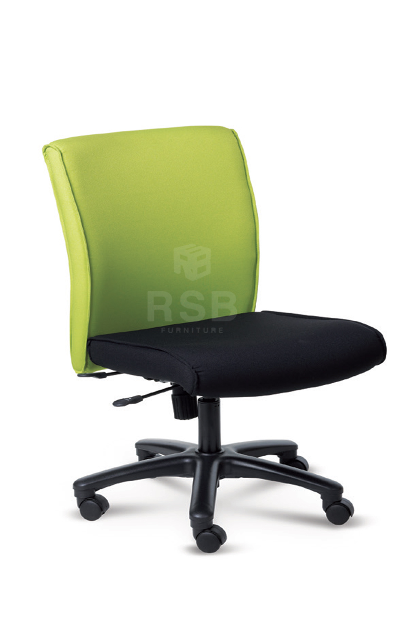 เก้าอี้สำนักงาน FORTE รุ่น F14 พนักพิงระดับกลาง ขาพลาสติกไฟเบอร์ รหัส 4150