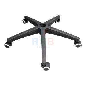 ขาเก้าอี้ไฟเบอร์ 5 แฉก พร้อมลูก 5 ล้อ รหัส 5325