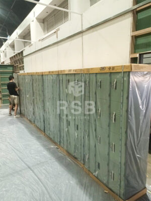 จัดส่งถึงสถานที่เรียบร้อยหน้างานนี้ลูกค้าต้องการตู้ล็อคเกอร์เหล็ก ได้เลือกใช้เป็นตู้เหล็กยี่ห้อ SURE รุ่น LK – 012