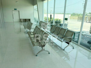 จัดส่งและประกอบติดตั้งให้ถึงสถานที่ เก้าอี้แถวสแตนเลส หนา 1.2 mm ไม่ขึ้นสนิม