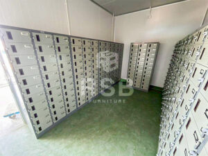 เป็นโปรเจกต์จัดส่งและติดตั้งตู้ล็อคเกอร์เหล็กจำนวนมาก (Bulk Locker Installation) สำหรับองค์กร โรงงานอุตสาหกรรม