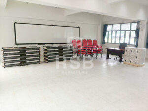 เป็นเซตจัดส่งเฟอร์นิเจอร์สำนักงานให้สถานศึกษาที่ครบวงจรมากๆ ค่ะ